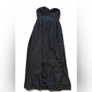 Free People Strapless Black Dress